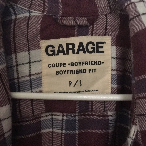Garage buttoned down flannel shirt - Picture 2 of 4
